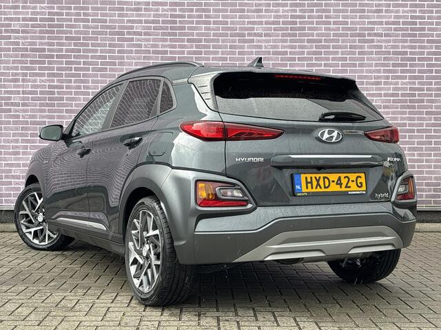 Hyundai Kona 1.6 GDI HEV Premium | Adaptive Cruise Control | Stoelverwarming/ventilatie | Camera | Apple Carplay/Android Auto | Climate Control | Keyless Entry/Go | Licht/Regen Sensor |