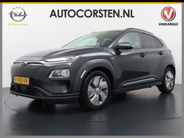 Hyundai Kona EV 64kWh AUT.204pk Grootste ACCU Adaptieve Cruise Control Camera Navi Apple Carplay Android Auto Head-Up Display Ecc DAB Keyless Pdc Regen-Lichtsensor Electric Led Blindspot Monitoring LaneAssist Subwoofer Voorruit verwarmbaar Bluetooth Privacy Glas Lmv 1