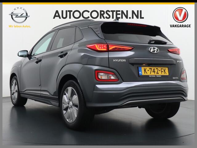 Hyundai Kona EV 64kWh AUT.204pk Grootste ACCU Adaptieve Cruise Control Camera Navi Apple Carplay Android Auto Head-Up Display Ecc DAB Keyless Pdc Regen-Lichtsensor Electric Led Blindspot Monitoring LaneAssist Subwoofer Voorruit verwarmbaar Bluetooth Privacy Glas Lmv 1