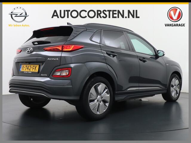 Hyundai Kona EV 64kWh AUT.204pk Grootste ACCU Adaptieve Cruise Control Camera Navi Apple Carplay Android Auto Head-Up Display Ecc DAB Keyless Pdc Regen-Lichtsensor Electric Led Blindspot Monitoring LaneAssist Subwoofer Voorruit verwarmbaar Bluetooth Privacy Glas Lmv 1