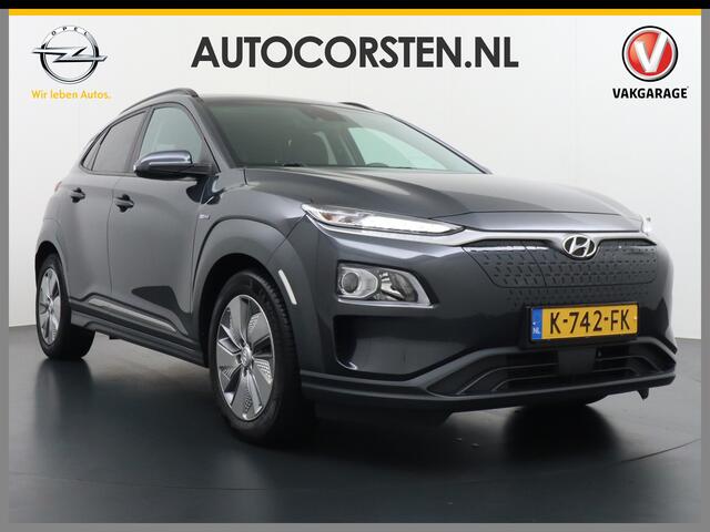 Hyundai Kona EV 64kWh AUT.204pk Grootste ACCU Adaptieve Cruise Control Camera Navi Apple Carplay Android Auto Head-Up Display Ecc DAB Keyless Pdc Regen-Lichtsensor Electric Led Blindspot Monitoring LaneAssist Subwoofer Voorruit verwarmbaar Bluetooth Privacy Glas Lmv 1