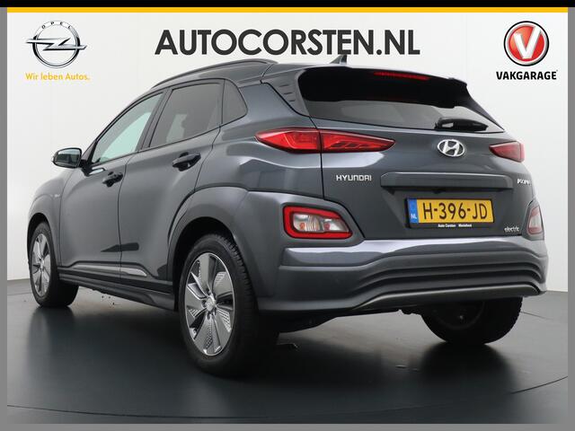 Hyundai Kona EV 64kWh 204pk Leer Apple Carplay Android Navi Camera Elektr.Stoelen+Verwarmd+Ventilatie Adaptive Cruise/Stop&Go Zelfsturend Multimedia Led Keyless Dab+ Premium Pdc Elektr.Stoelen+Verwarmd+Ventilatie-koeling Subwoofer Bluetooth Dodehoek detector 1e Eigena
