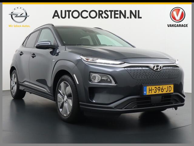 Hyundai Kona EV 64kWh 204pk Leer Apple Carplay Android Navi Camera Elektr.Stoelen+Verwarmd+Ventilatie Adaptive Cruise/Stop&Go Zelfsturend Multimedia Led Keyless Dab+ Premium Pdc Elektr.Stoelen+Verwarmd+Ventilatie-koeling Subwoofer Bluetooth Dodehoek detector 1e Eigena