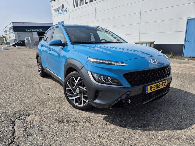Hyundai Kona 1.6 GDI HEV Premium export price LEDER marge full options 18.000km