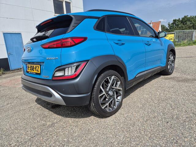 Hyundai Kona 1.6 GDI HEV Premium export price LEDER marge full options 18.000km