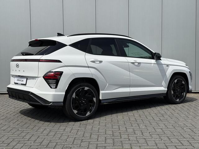 Hyundai Kona Electric N Line 65.4 kWh / Dynamische Routeplanner / Climate Control / Adaptive Cruise Control / 360 Camera / Stoel- & Stuurverwarming / Stoelverkoeling / Snel Leverbaar! /