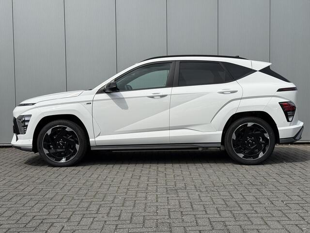 Hyundai Kona Electric N Line 65.4 kWh / Dynamische Routeplanner / Climate Control / Adaptive Cruise Control / 360 Camera / Stoel- & Stuurverwarming / Stoelverkoeling / Snel Leverbaar! /