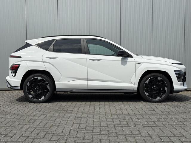 Hyundai Kona Electric N Line 65.4 kWh / Dynamische Routeplanner / Climate Control / Adaptive Cruise Control / 360 Camera / Stoel- & Stuurverwarming / Stoelverkoeling / Snel Leverbaar! /