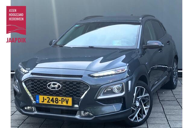 Hyundai Kona BWJ 2020 | 1.6 GDI 142PK HEV Premium | TREKHAAK | LEER | CAMERA A | CARPLAY | CLIMA | NAVI | AD CRUISE |