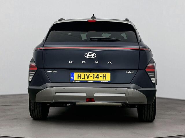 Hyundai Kona 1.6 GDI HEV Premium Sky | Apple carplay & Android auto | Leder | Schuifdak | Elektr. achterklep | Keyless | Navigatie