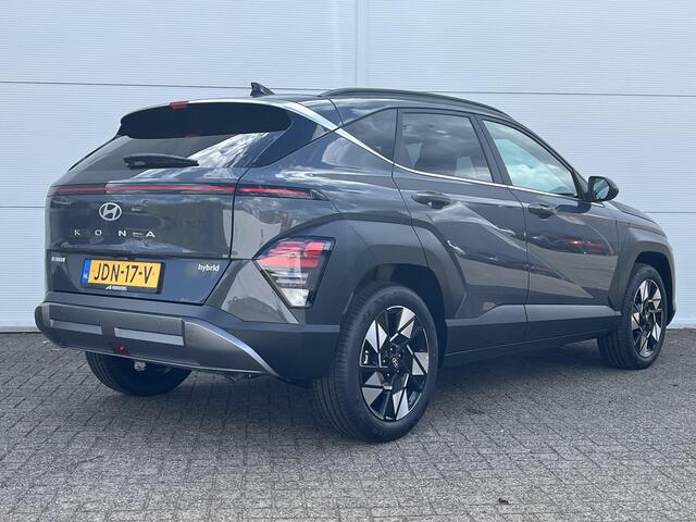Hyundai Kona 1.6 GDI HEV Comfort Smart voorstoelen verwarmd/ Apple Carplay/Android Auto/ navigatiesysteem/ kleur parelmoer - Ecotronic Gray Pearl/