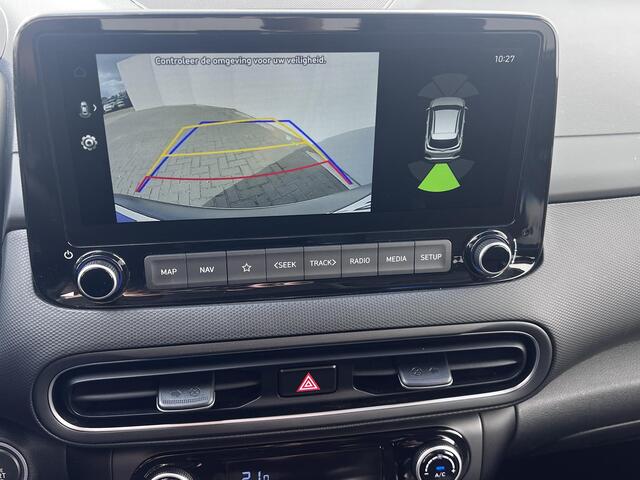 Hyundai Kona 1.0 T-GDI Premium / Dealer onderhouden / 1.200 kg Trekgewicht / Navigatie Bluelink / HUD / Achteruitrijcamera / Stoelventilatie / Stuur-, stoel- en achterbankverwarming / 18" LM wielen /