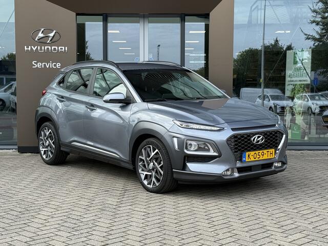 Hyundai Kona 1.6 GDI HEV Premium | Leder | 18" velgen | Hybrid | Navigatie