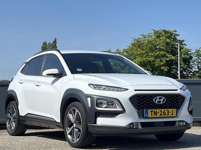 Hyundai Kona 1.6 T-GDI 177PK Premium | 4 wielaandrijving | 18'' Bi-Color LMV | Lederen bekleding | Sterke motor |