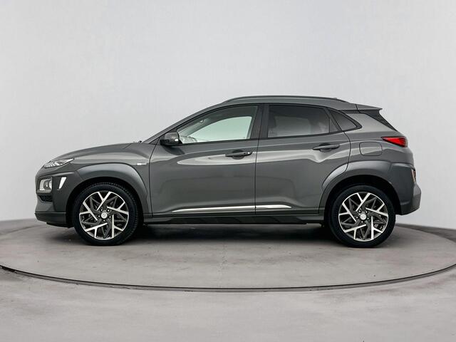 Hyundai Kona 1.6 GDI HEV Premium | Elektrische stoelen | Trekhaak | Vol Leder | Stoelverwarming | Stoelverkoeling | Stuurwiel verwarming | Apple carplay & Android auto