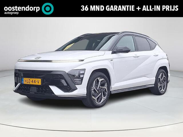 Hyundai Kona 1.6 GDI HEV N Line Sky | Apple Carplay/Android Auto | Elektrische verstelbare stoelen met geheugen | Stoel/stuur verwarming | Elektrische achterklep | 360 graden camera |