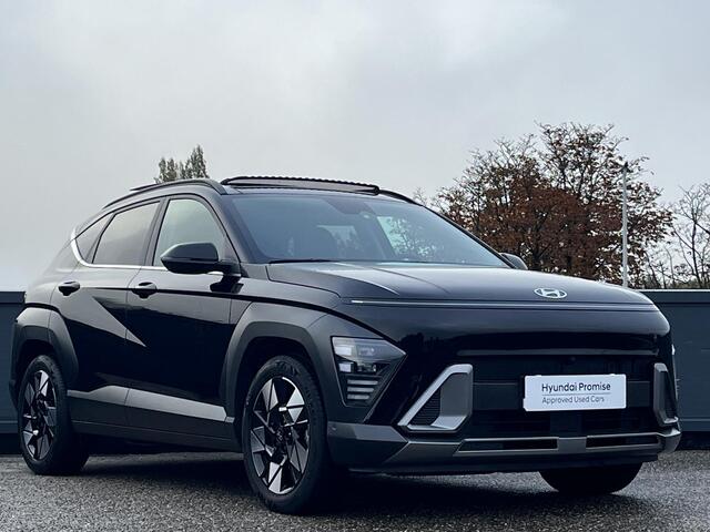 Hyundai Kona 1.6 GDI HEV 140 PK Comfort smart Sky++ | Schuifkanteldak | Premium interieur | 360o Camera | Fabrieksgarantie 08-2029 |