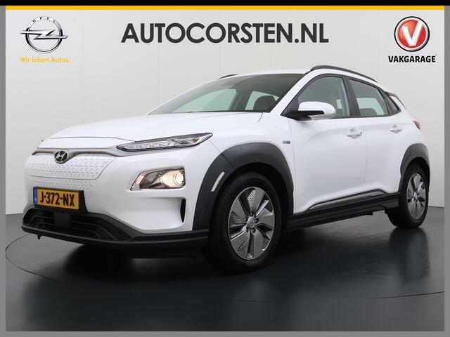 Hyundai Kona EV 64kWh Leder Warmtepomp Camera Adap. Cruise + stop&go Apple Carplay Android Comfort Ecc Pdc Navi* Isofix DAB Led Lmv 17" Lane Assist FCA Keyless 1e Eigenaar Origineel Nederlandse Auto