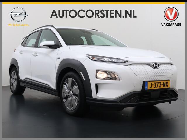 Hyundai Kona EV 64kWh Leder Warmtepomp Camera Adap. Cruise + stop&go Apple Carplay Android Comfort Ecc Pdc Navi* Isofix DAB Led Lmv 17" Lane Assist FCA Keyless 1e Eigenaar Origineel Nederlandse Auto