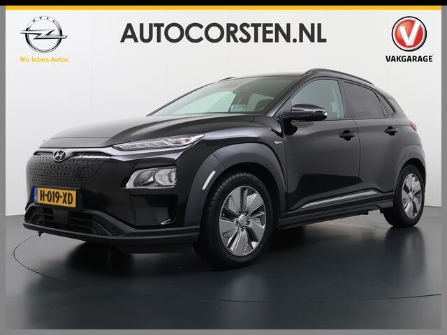 Hyundai Kona EV64kWh Trekhaak Adap. Cruise + Stop&go W-pomp Head Up Display Fashion Navi Ecc Pdc Apple Carplay Android Auto DAB Lane Assist Lmv Privacy Glas Keyless Rijstrooksensor 1e Eigenaar