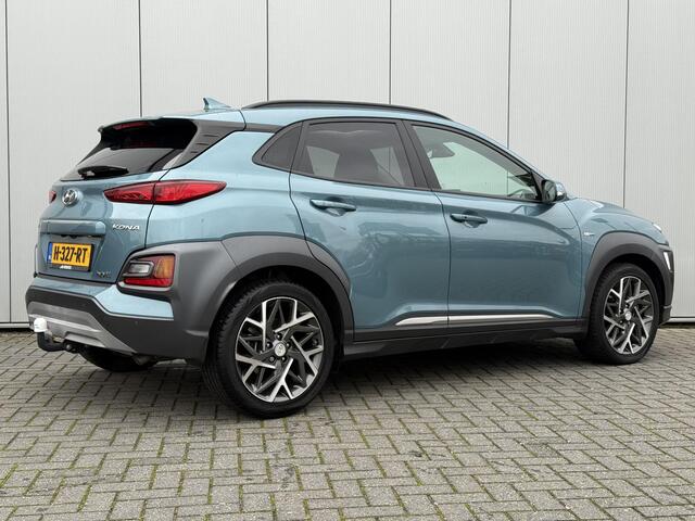 Hyundai Kona 1.6 GDI HEV Premium / 1e Eigenaar / Trekhaak 1300 KG / Zwart Leder / KRELL Audio / Achteruitrijcamera / Climate Control / Adaptive Cruise Control /