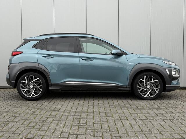 Hyundai Kona 1.6 GDI HEV Premium / 1e Eigenaar / Trekhaak 1300 KG / Zwart Leder / KRELL Audio / Achteruitrijcamera / Climate Control / Adaptive Cruise Control /