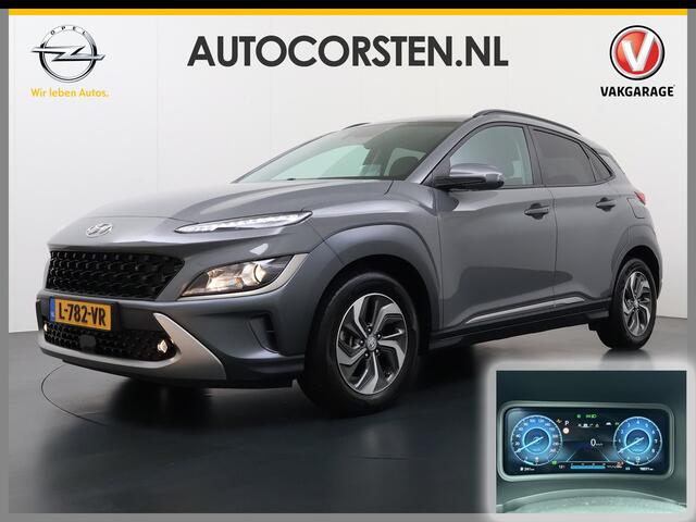 Hyundai Kona |142PK AUT. HEV Hybride Semi-Auto-Pilot (lane-Assist+Camera+Adap.Cruise) Navi Ecc Apple Carplay Android Digi-Dash Head Up Display Pdc Krell®-Audio Fashion Lmv Isofix DAB Led Regen-Lichtsensor 1e Eigenaar Origineel Nederlandse Auto