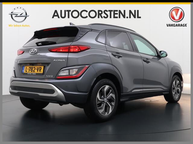 Hyundai Kona |142PK AUT. HEV Hybride Semi-Auto-Pilot (lane-Assist+Camera+Adap.Cruise) Navi Ecc Apple Carplay Android Digi-Dash Head Up Display Pdc Krell®-Audio Fashion Lmv Isofix DAB Led Regen-Lichtsensor 1e Eigenaar Origineel Nederlandse Auto