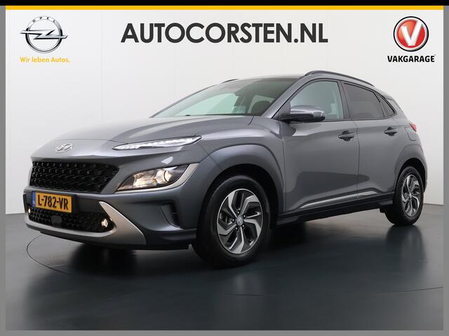 Hyundai Kona |142PK AUT. HEV Hybride Semi-Auto-Pilot (lane-Assist+Camera+Adap.Cruise) Navi Ecc Apple Carplay Android Digi-Dash Head Up Display Pdc Krell®-Audio Fashion Lmv Isofix DAB Led Regen-Lichtsensor 1e Eigenaar Origineel Nederlandse Auto