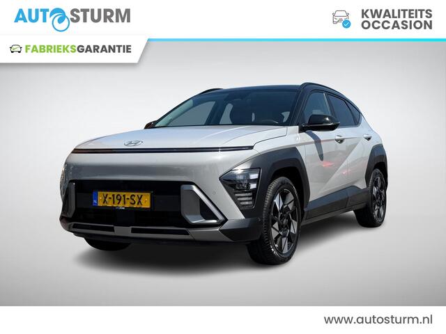 Hyundai Kona 1.6 GDI HEV Premium | Two-Tone Lakkleur | Stoelverwarming + -Ventilatie | 360° Camera | Leder | Navigatie | Apple Carplay/Android Auto | Geheugenstoel