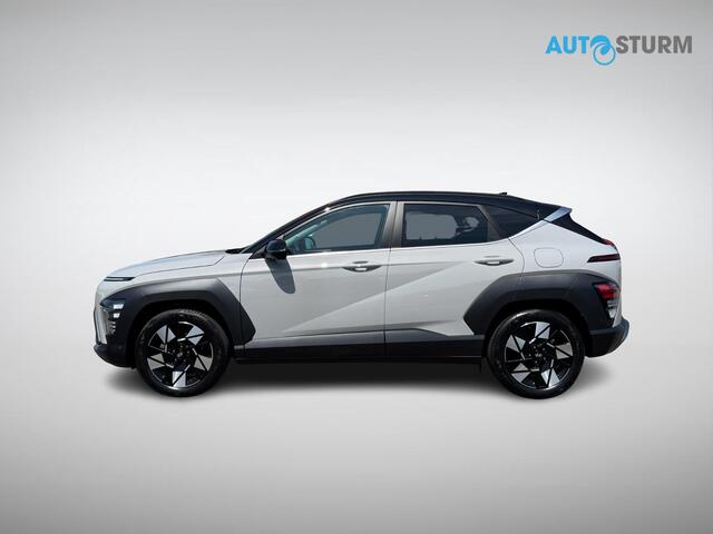 Hyundai Kona 1.6 GDI HEV Premium | Two-Tone Lakkleur | Stoelverwarming + -Ventilatie | 360° Camera | Leder | Navigatie | Apple Carplay/Android Auto | Geheugenstoel
