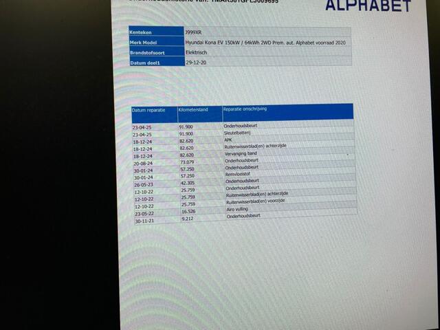 Hyundai Kona Premium 64 kWh - Fase 3, Leer, Carplay, Navi, Camera, Cruise