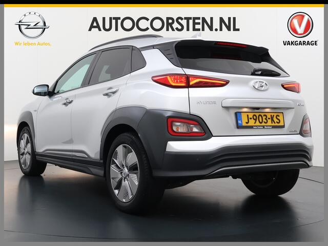 Hyundai Kona EV 64kWh SOH-100% Warmtepomp Adaptive-Cruise Head-Up Display 1/2 Leer Krell®-Hifi Apple Carplay Android Adap.Cruise Camera Navi Pdc Ecc Fashion Keyless Privacy Glas DAB Led Blind Spot Lane Assist Origineel Nederlandse Auto
