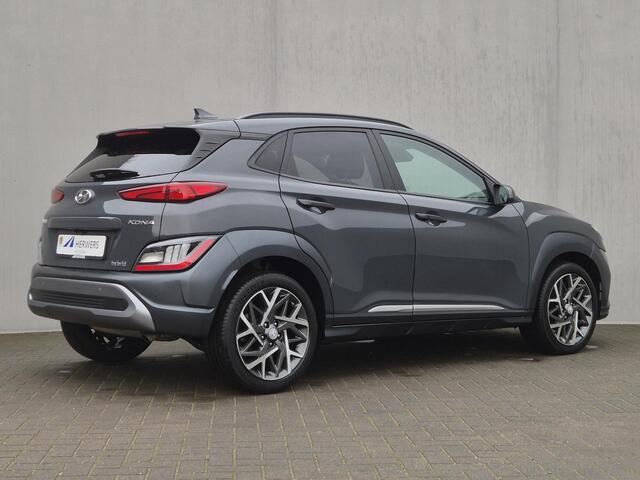 Hyundai Kona 1.6 GDI HEV Fashion Automaat / Fabrieksgarantie tot 02-2028 / Dealer onderhouden / Head Up Display / Keyless Entry/Start / cruise control / Achteruitrijcamera / Draadloze telefoon lader / Krell Audio Systeem /