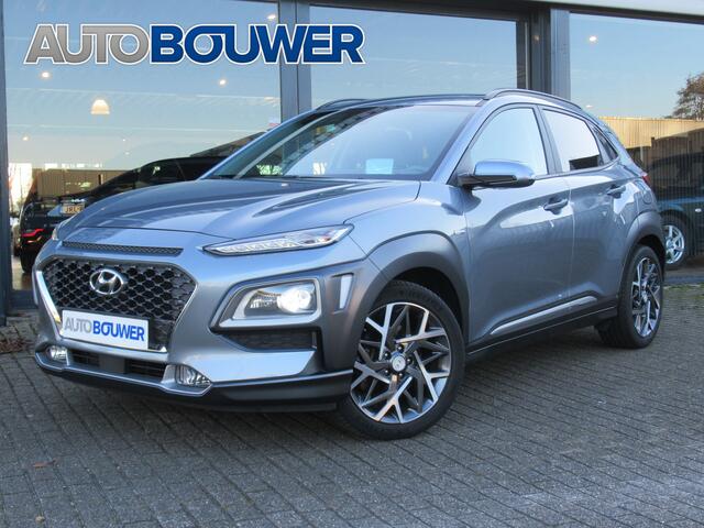 Hyundai Kona 1.6 GDI HEV Premium Sky 1e eigen | dealer onderh | full option!! | leder | schuifdak