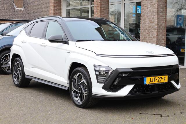 Hyundai Kona 1.6 GDI HEV N-LINE Edition CARPLAY CAMERA ACC DAB NAVI CLIMA LANE-ASSIST DAW KEYLESS DRAADLOZE-OPLADER 2XPDC 18''LMV ENZ.