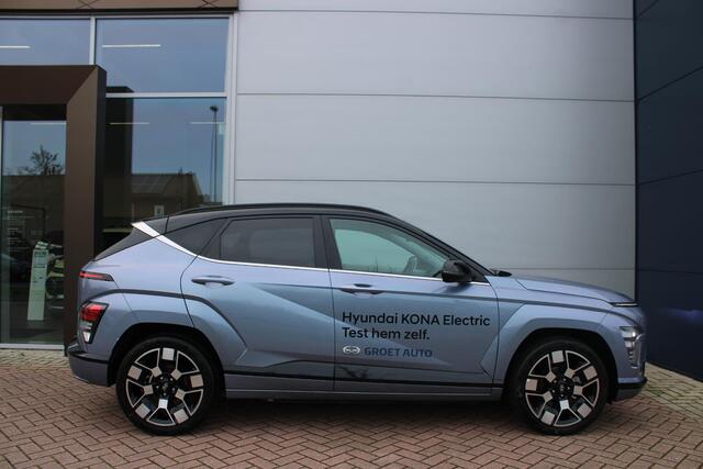 Hyundai Kona Electric Premium Sky 65.4 kWh Automaat Leer Airco 360 Camera Carplay Demo Nieuwstaat