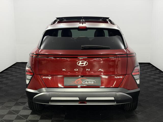 Hyundai Kona 1.6 GDI HEV Premium Sky Panoramadak, 360 Camera, Leder, Navi, Keyless start, Elektrische achterklep, Winterpakket, 4 jaar garantie