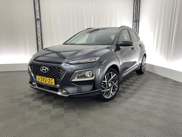 Hyundai Kona 1.6 GDI HEV Premium | Apple carplay | Leer | Camera | Stoel- en stuurverwarm | Trekhaak