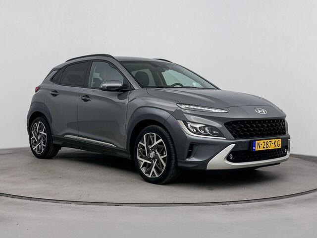 Hyundai Kona 1.6 GDI HEV Premium | Afneembare trekhaak 1300 kg | Navigatie | Parkeer sensoren voor +achter | stoel en stuur verwarming |