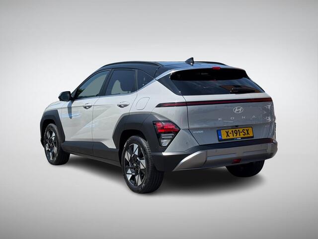 Hyundai Kona 1.6 GDI HEV Premium | Two-Tone Lakkleur | Stoelverwarming + -Ventilatie | 360° Camera | Leder | Navigatie | Apple Carplay/Android Auto | Geheugenstoel