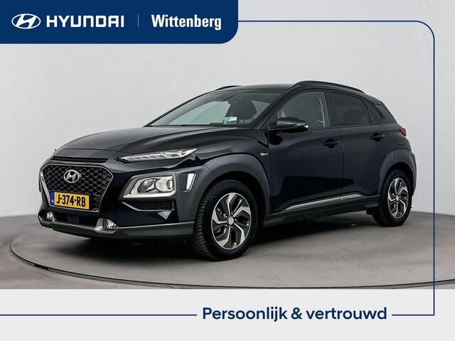 Hyundai Kona 1.6 GDI HEV Fashion Sky | Trekhaak 1300kg | Head Up Display | Achteruitrij Camera | Lederen Bekleding | Adaptive Cruise |