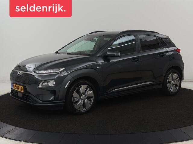 Hyundai Kona EV Limited 64 kWh | SOH 100% | 3 Fase | Stoelventilatie | Head-Up | Adaptive cruise | Camera | Leder | Carplay | Achterbankverwarming | Warmtepomp | Keyless | Full LED | Dodehoek detectie