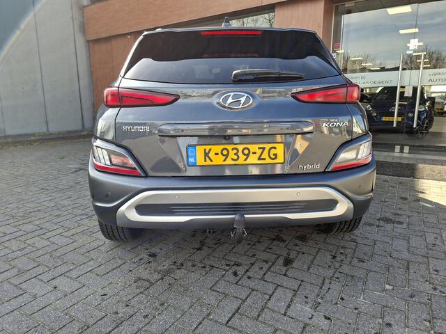 Hyundai Kona 1.6 GDI HEV Premium | Lederen bekleding | Stoel/stuur verwarming en koeling | Trekhaak