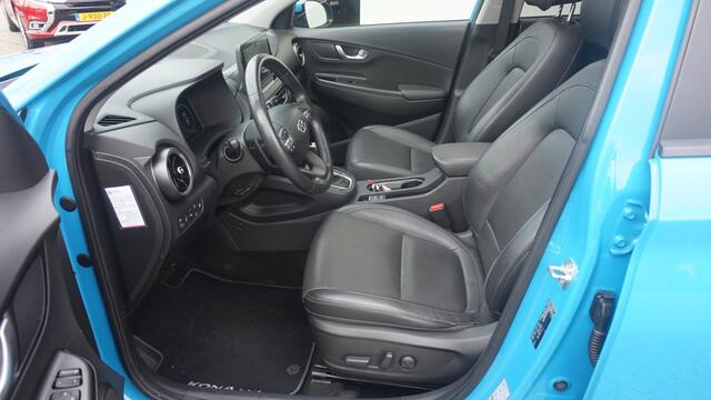 Hyundai Kona 1.6 HYBRID Premium Automaat Schuif-Kanteldak Stoelverstelling | Leder | HUD | Navigatie 10.25 inch