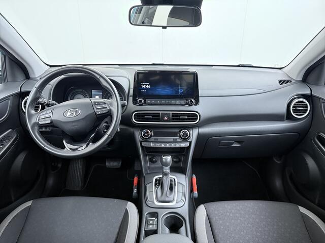 Hyundai Kona 1.6GDI 142PK HEV Hybrid Automaat Adap.Cruise Navi Ecc Camera Krell®-Audio Apple Carplay Android Auto Comfort Lane Assist VESS Led Lmv Isofix Bluetooth DAB FCA 1e Eigenaar Origineel Nederlandse Auto