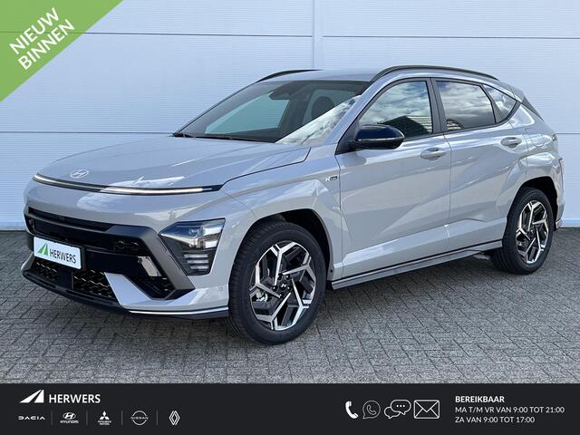 Hyundai Kona 1.6 GDI HEV N Line / Stoelverkoeling / Stuurverwarming / Stoelverwarming Voor + Achter / Snel Leverbaar! /