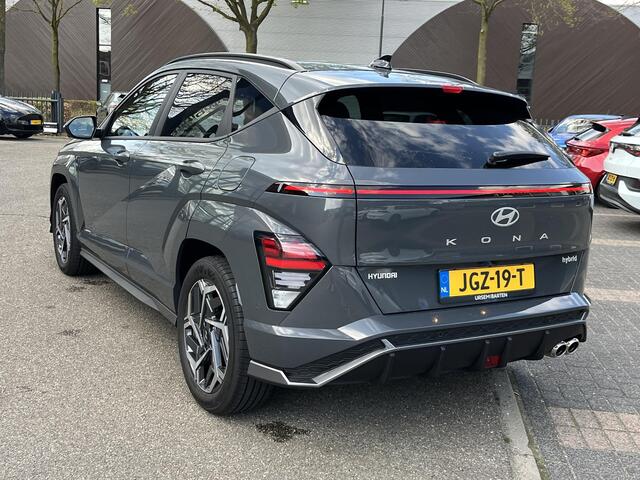 Hyundai Kona 1.6 GDI HEV N Line 1.518km! 12/2025! | ORIG. NL. NAP| ADAPTIEVE CRUISE CONTROL | SOH 100%! | BOSE AUDIO INSTALATIE | 360° CAMERA | 5 JAAR FABRIEKSGARANTIE| STOELVERWARMING + VENTILATIE|