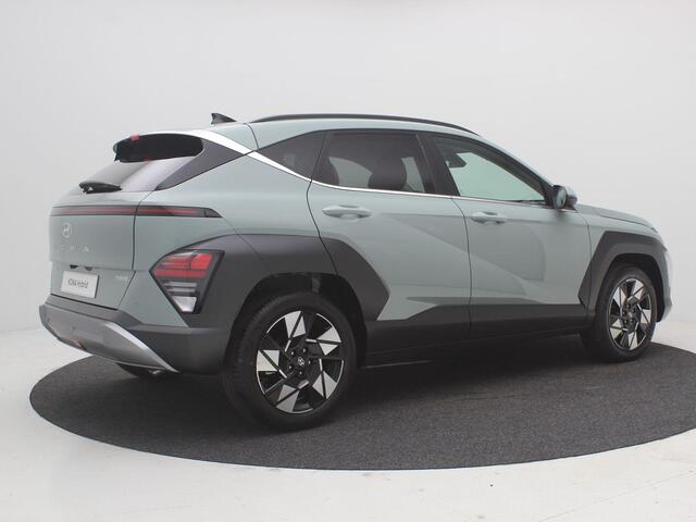 Hyundai Kona 1.6 GDI HEV Premium / ¤2.500,- Voordeel / 360º Camera / Lederen Bekleding / Elektrische Stoelen met Geheugen / Stoel Verwarming+Verkoeling / Keyless / Head-Up Display /