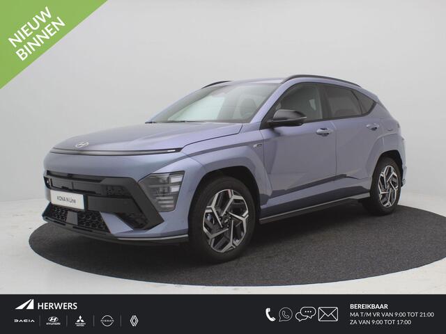 Hyundai Kona 1.6 GDI HEV N Line / MY 26 / 2500 Voordeel / Stoelverkoeling / Stoelverwarming Voor + Achter / Stuurverwarming / 360 Camera / BOSE Audio / Memory Seat / Snel Leverbaar! /